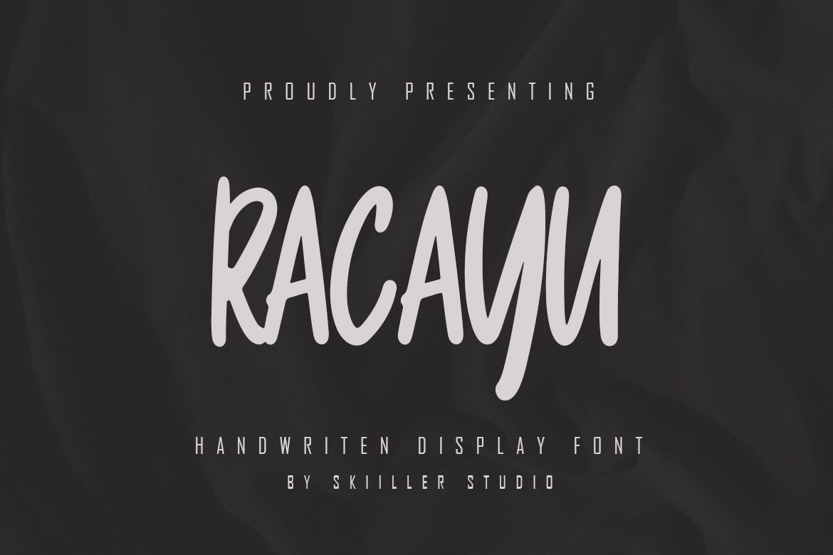 Rayang Lettering Racayu Handwritten - Skiiller Studio