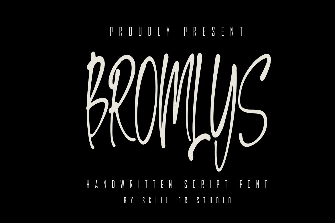Brophy Script Bromlys Handwritten - Skiiller Studio